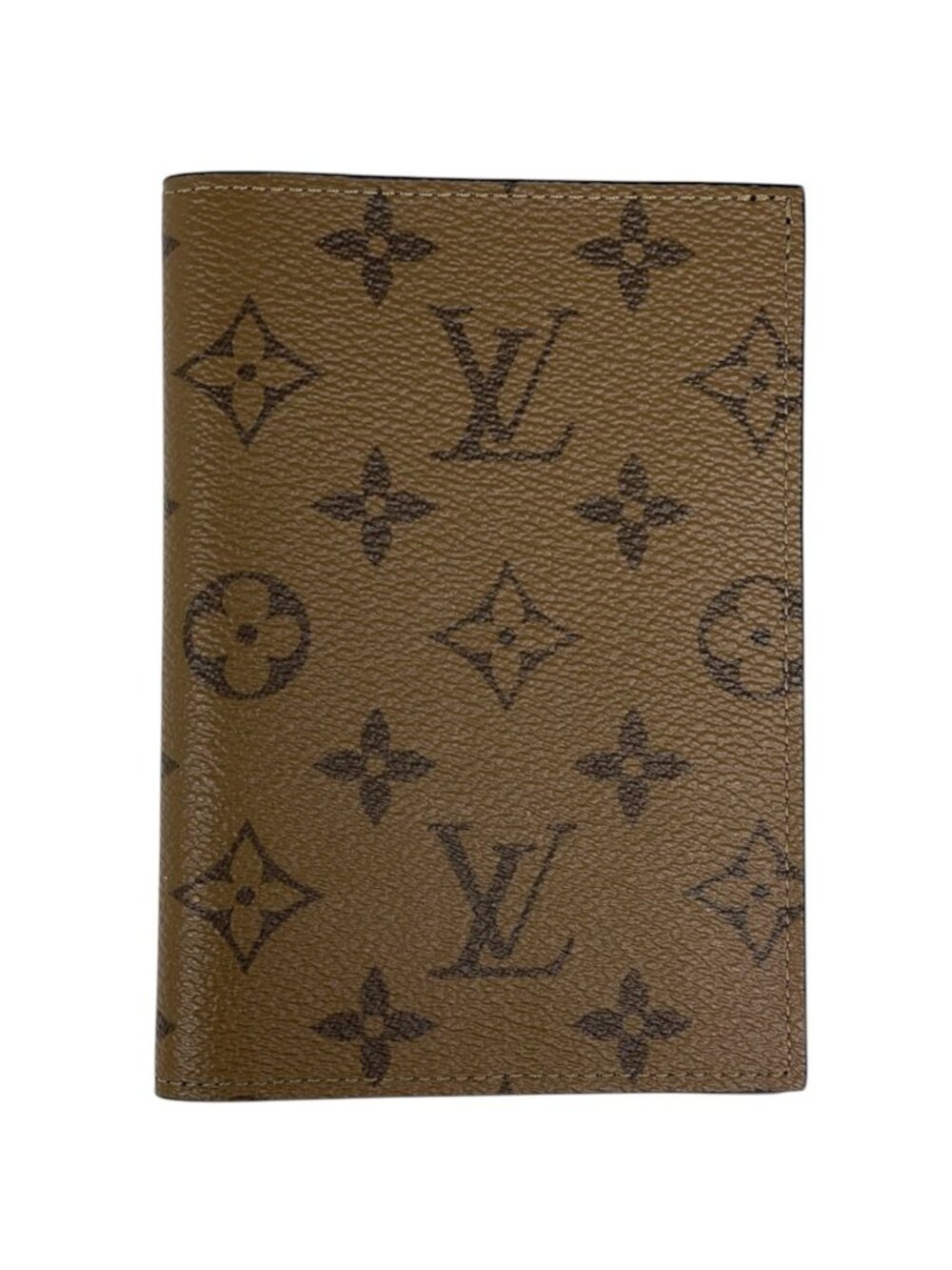 Louis Vuitton Couverture Passport Card Case Monogram Reverse Brown